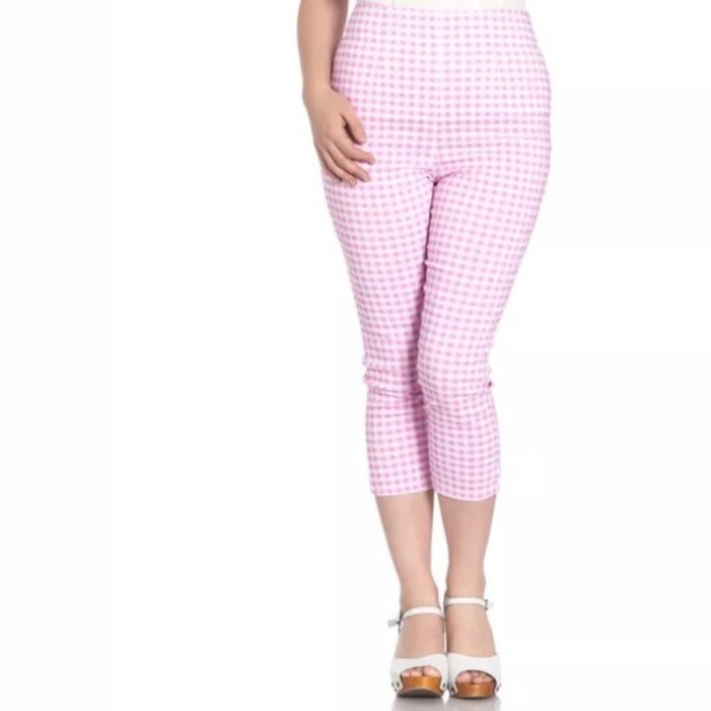 *ISO* Pink gingham hell bunny pants